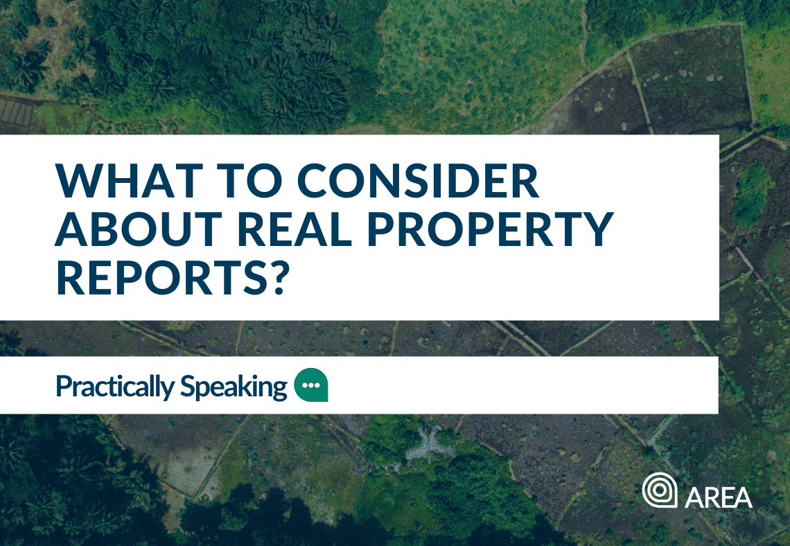 What To Consider About Real Property Reports 