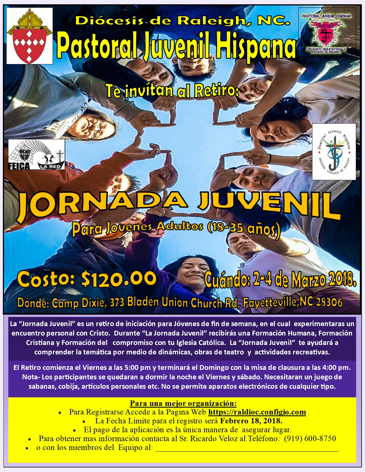 Retiro Jornada Juvenil para Jovenes Adultos (1835)