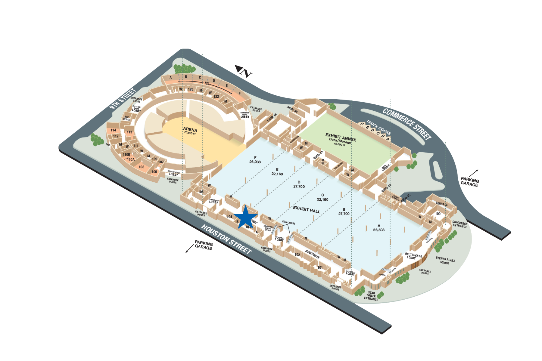 Convention Center Layout