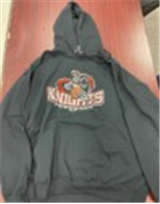 Black Football Hoodie, A2XL