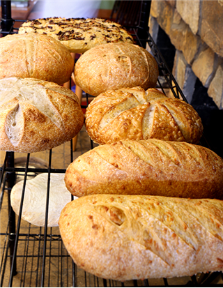 Rustic Bread Baked in a Cast Iron Skillet - 1840 Farm