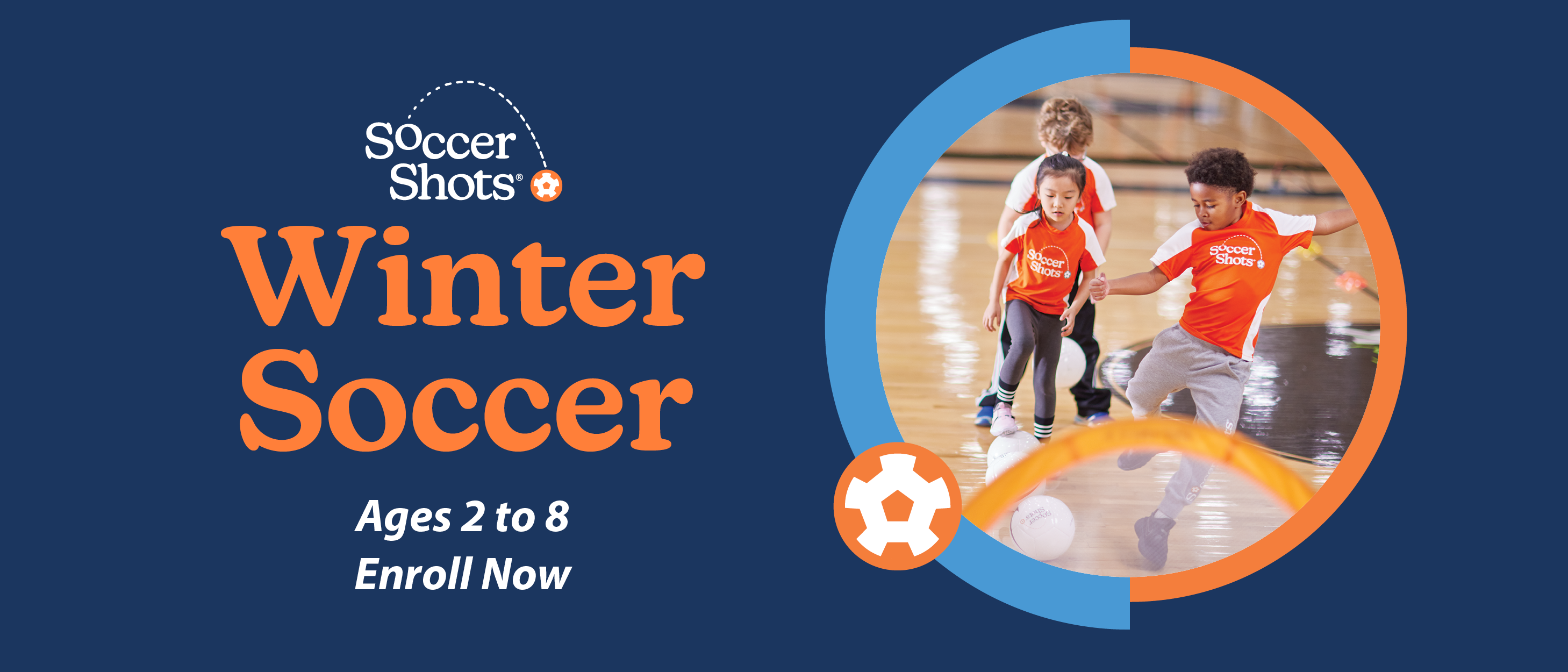 Soccer Shots Winter 2024-2025 Kids soccer