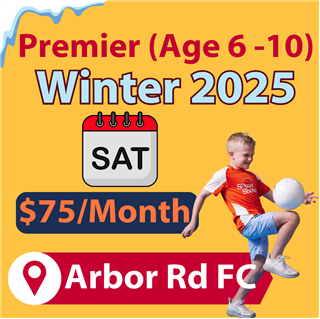 Arbor Road Futbol Club | Premier (6-10 year olds) | Winter 2025